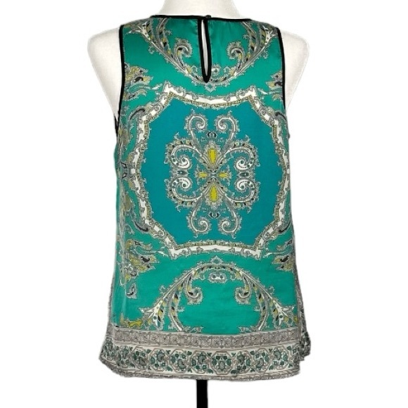 Violet & Claire Paisley Polyester Tank A-Line - Size Medium - Picture 5 of 10